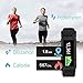 Fitness Tracker, 2018 Updated Waterproof Color Display Screen Heart Rate Monitor Watch, Sokos Bluetooth Smart Fitness Tracker Armband | Wristband | Bracelet and free iOS Android APP (Black) (Black)