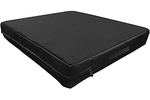 ANANMEI Dog Bed Cover Replacement Washable. 53 L x 42 W x 5 H inches Washable Removable Orthopedic, Cooling Gel and Memory Foam Pet Bed Protector, Cover only (Black)