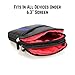 Dual Phone Case for Two Phones, Belt Loop Cell Phone Holder Mobile Carrying Holster Fits 2 iPhone 6/7/8 Plus, X, Galaxy S8/S9 Plus, LG - Tactical Double Pouch Nylon Bag Multipurpose Waist Pack