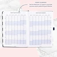 Agenda 2020 un día por página Busy B - planificador A5 a rayas con notas