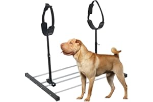 WHELPAW Adjustable Dog Breeding Stand, Sturdy Dog Grooming Stand with Collar, Comfortable Design, Easy to Use & Clean, Bath Fixed Bracket for Pet (SIZE M)