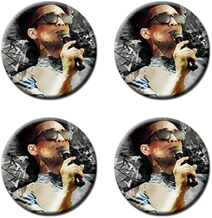 Panic At The Disco Custom Style Classic Cork Pad Mat-Round Coasters 4 Piece Set Cup Mat Mug Can Water Bottle Drink kichen house