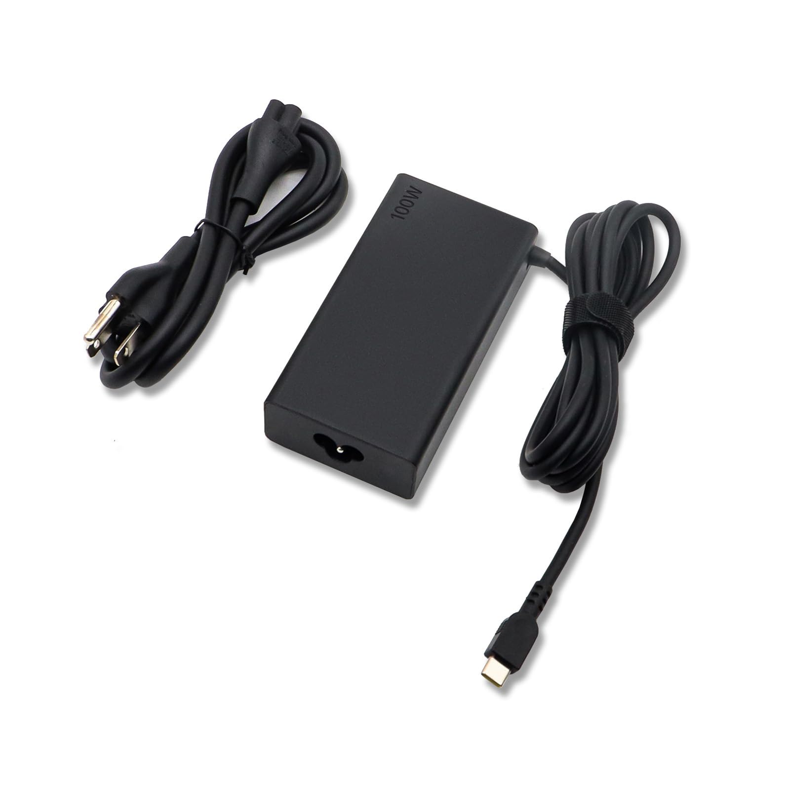 Photo 1 of 100W USB Type C Charger ADL100YLC3A Compatible with Lenovo Yoga 9 ThinkPad 15 16 X280 X390 IdeaPad 5 Pro16 SA11D52389 Laptop Power Supply Adapter