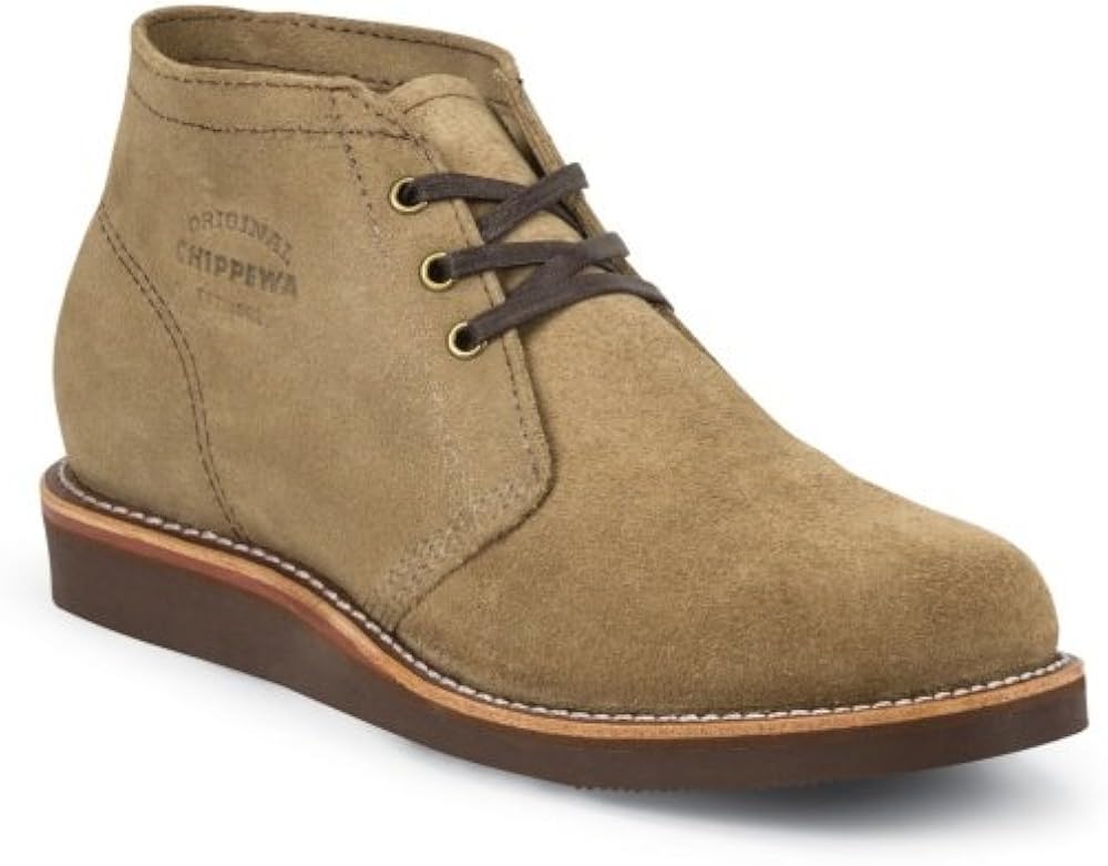 khaki chukka boots