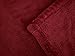 PAVILIA Fleece Blanket with Sleeves for Women Men Adults, Wearable Blanket Warm Soft Plush, Snuggle Pocket Sleeved TV Throw Wrap, Cozy White Elephant Gifts Ideas Mom Wife, Burgundy Red