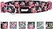 Friends Forever Dog Collar Double Layered Pattern Print Garden 14-20
