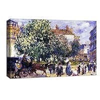 Canvas Wall Art Landscape at Beautiful by Pierre-Auguste Renoir Canvas Prints Home Artwork Decoration for Living Room,Bedroom - 12x18 inches