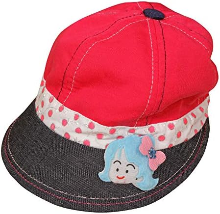 BABY STATION Round Shape with Patch Baby Girl Cap