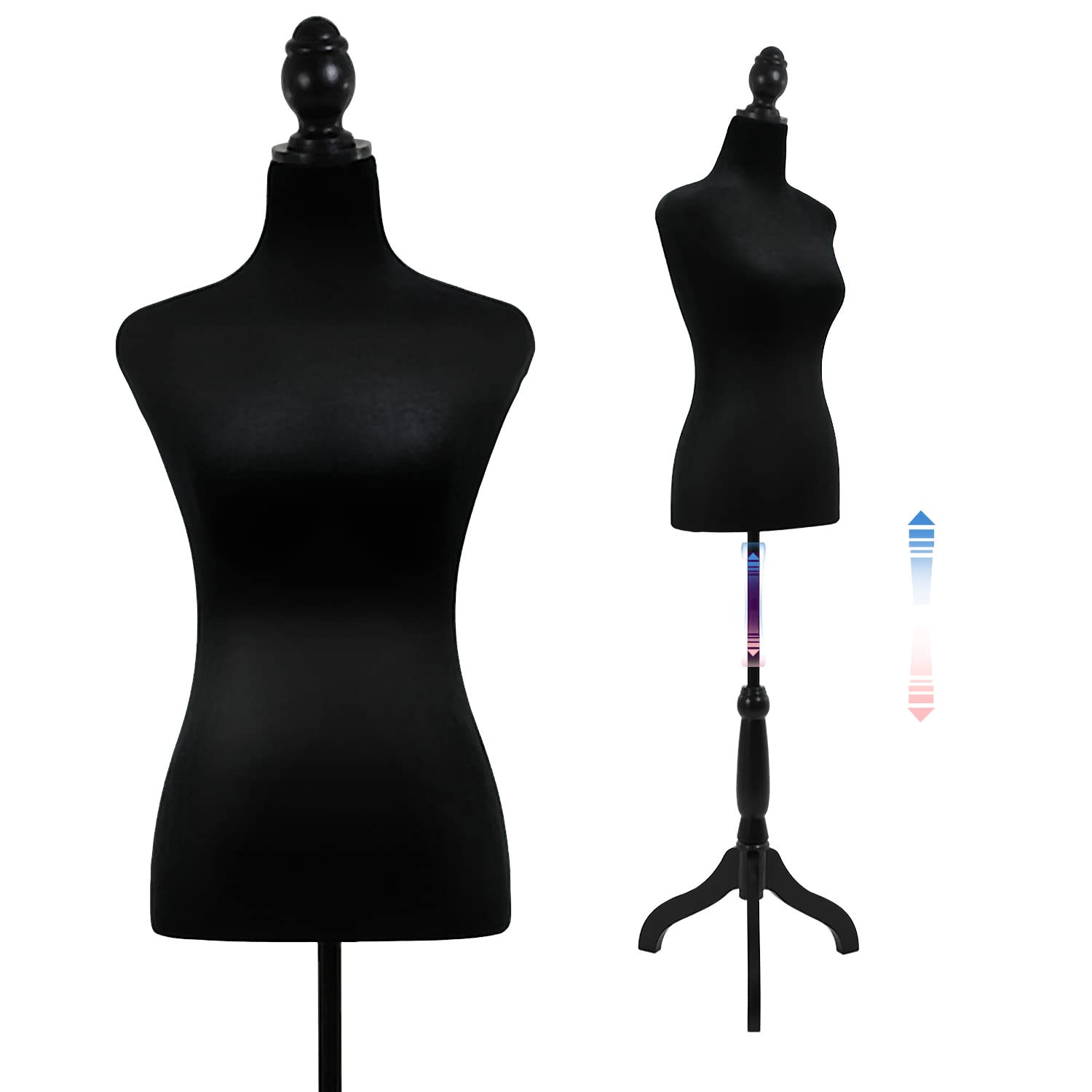 Mua Female Mannequin Body with Wooden Tripod Stand, 5063 Inch