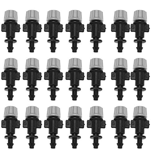 Haofy 50 pcs/Set Misting Nozzles Sprinkler Micro Sprinkler Head Atomizer for Garden Drip Irrigation System