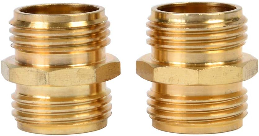 REGNHLIF 2 Pack 3/4" Brass Garden Hose End Caps with Washers : Garden & Outdoor