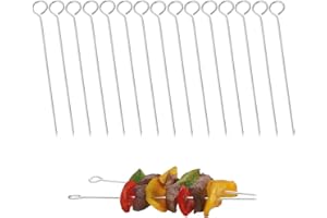 8 inch 100% Food-Grade 304 Stainless Steel Skewers, Roast Goose Needle, roll Needles, Meat Needles, Metal skewers, Cocktail s