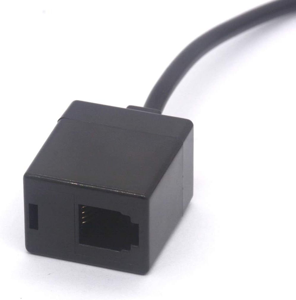 HUHANGGod RJ9 to 3.5mm Headset Cable Adapter - 3.5mm Male to 4P4C RJ9/RJ10 Female Convert RJ9 Headphone to Android Smartphones 40CM - Image 4