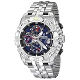 Festina Men's F16542/2 Silver Stainless-Steel Quartz Watch with Blue Dial