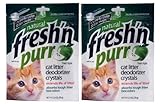 TekQuest Fresh n Purr FP402CR Cat Litter Deodorizer Crystals, 2-Pack