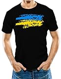 Universal Apparel Men's Ukraine Ukrainian Flag T-Shirt