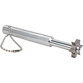 Betgod Golf Groove Sharpener,Golf Club Groove Sharpener,Groove Sharpener,Club Sharpener,Groove Sharpening Tool - Generate Optimal Backspin - Suitable for U & V-Grooves (6 Heads) (Silver)