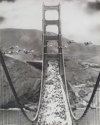 San Francisco Opening Day Golden Gate Bridge 1937 8x10 Art Print Poster Vintage Image