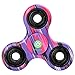 Tri-Spin Metal Fidget Spinner Hand Finger Toy - EDC Stress Reducer, Perfect for Children and Adults Time Killer, Good for ADD, ADHD, Anxiety, and Autism Focus (Hand-Painted)