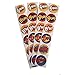 12 Pieces Superheroes Party Character Felt Fun Cosplay Masks Plus 24 Stickers - Headwear Spiderman Superman Boys and Girls Theme (Wolverine)
