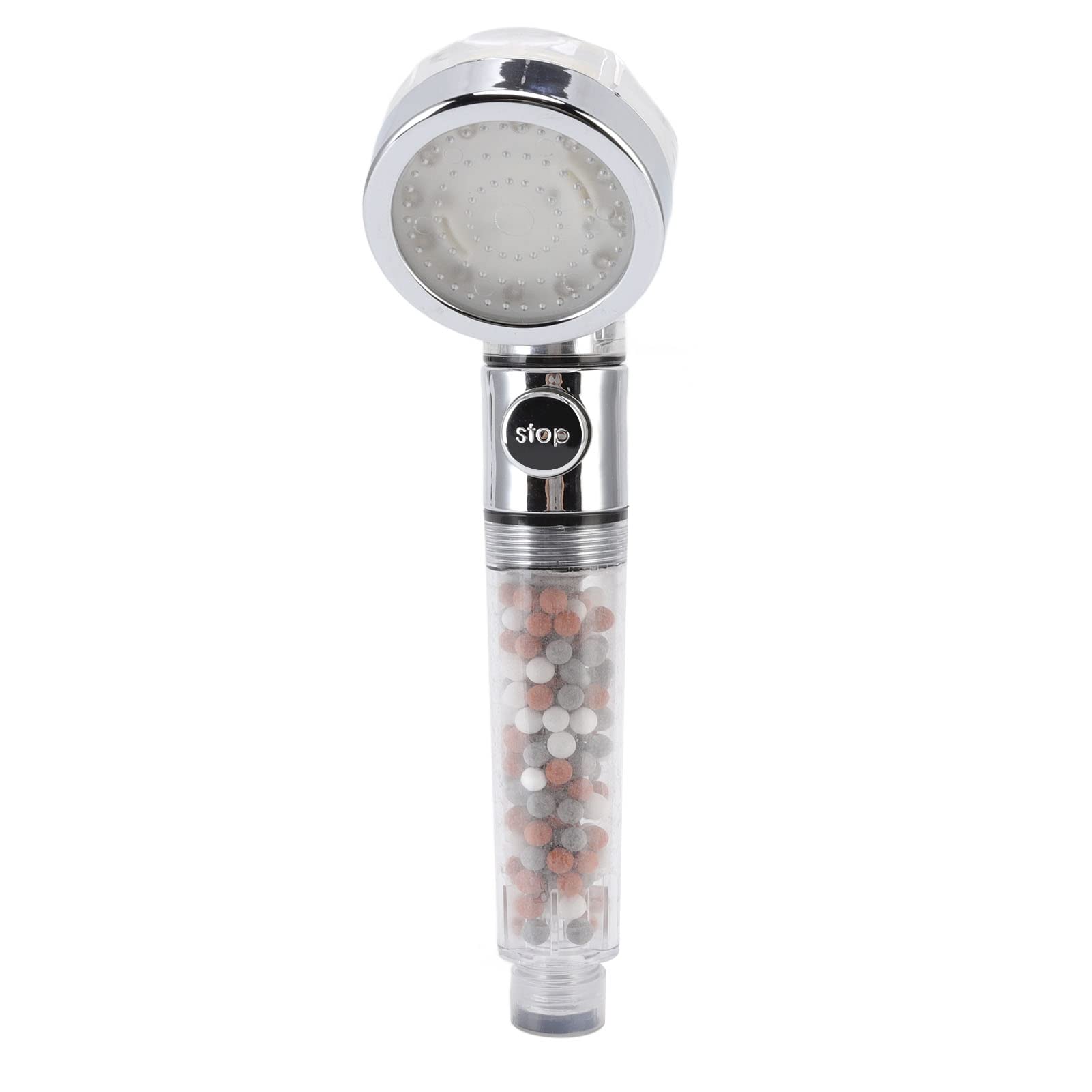 YUMILI LED Shower Head - G1/2 Negative Ion Shower Head 3 Color Changing Temperature Control Handheld Showerhead, LED Color Changing Shower Head