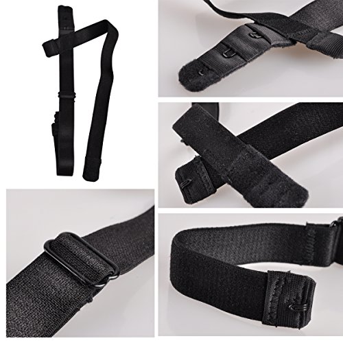 Lady Up 3 Pieces Fashionable Low Back Bra Converter Fully Adjustable Bra Strap Extender - Thumbnail 2