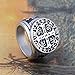 Zovivi St Benedict Exorcism Stainless Steel Ring Demon Protection Ghost Hunter CSBP
