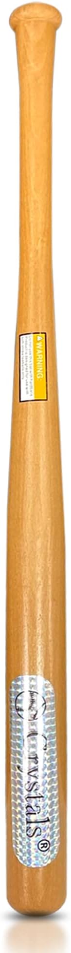 Crystals Wooden Baseball Bat 29 Inch Outdoor Training for Adults & Kids view 2