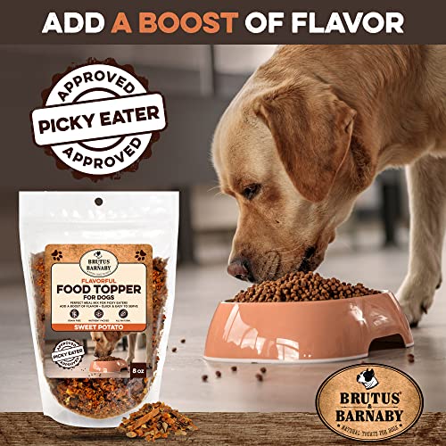 BRUTUS & BARNABY Dog Food Toppers for Picky Eaters All Natural, Vegan