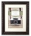 MCS Matted Gallery Frame With Ropped Edges, Walnut, 5x7-Inch