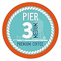 Pier 3 Single-Cup Coffee for Keurig K-Cup Brewers, Medium Roast, 100 Count