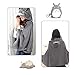 KINOMOTO Anime Hooded Cloak Flannel Cape Hoodies for Sleep Nap Critter Blankets (Tonari no Totoro)