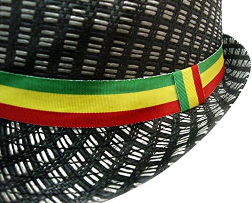 TAUT Unisex Short Brim Sun Fedora Hat with Solid/Colorful Band