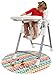 Kenley Baby Splat Mat for Under High Chair - Anti Slip Waterproof Washable Feeding Highchair Food Splash Spill Mats - Large Floor Table Protector Cover - Bright Chevron