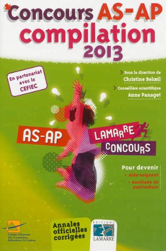 Concours AS-AP, compilation 2013
