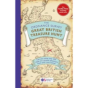 The Ordnance Survey Great British Treasure Hunt: Can you solve over 350 clues on a puzzle adventure from your own home? Paperback – 12 november 2020