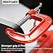 MAXPOWER 3-Piece C Clamp Set - 3-Inch, 4-Inch & 6-Inch Clamps