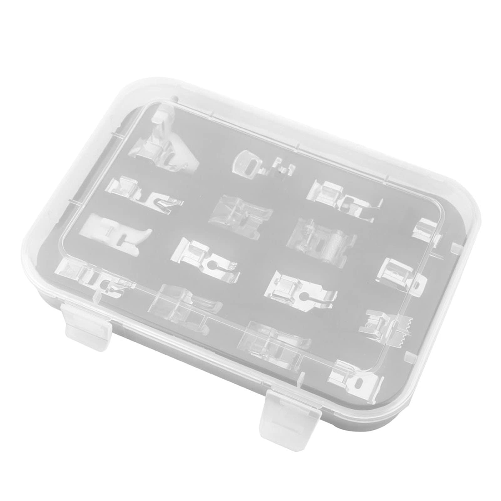 16pcs Professional Domestic Presser Feet Set Multi-Function Sewing Machine Accessories for Singer(#2)