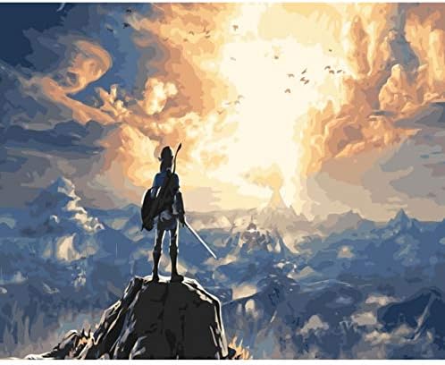 CYKEJISD Jigsaw Puzzle 1000 Piece 3D Puzzle Legend Of Breath Of The Wild Diy Wall Art Pictures For Living Room 75X50Cm