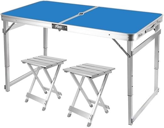 Xnyy Baby Outdoor Aluminum Folding Table And Chair Split Folding Table And Chair Outdoor Leisure Table Folding Table And Chair With Umbrella Hole 3 Pieces Folding Tables Dining Room Amazon Ca Home