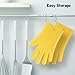 Zestkit Heat Resistant Gloves Silicone BBQ Grill with Wrist Protection, Oven Mitts for Grilling, Waterproof