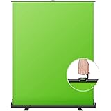 Neewer 5x6 ft/1.5x1.9m Green Screen Green Backdrop, Portable Collapsible Chromakey Background, Pull-up Style with Auto- Locki