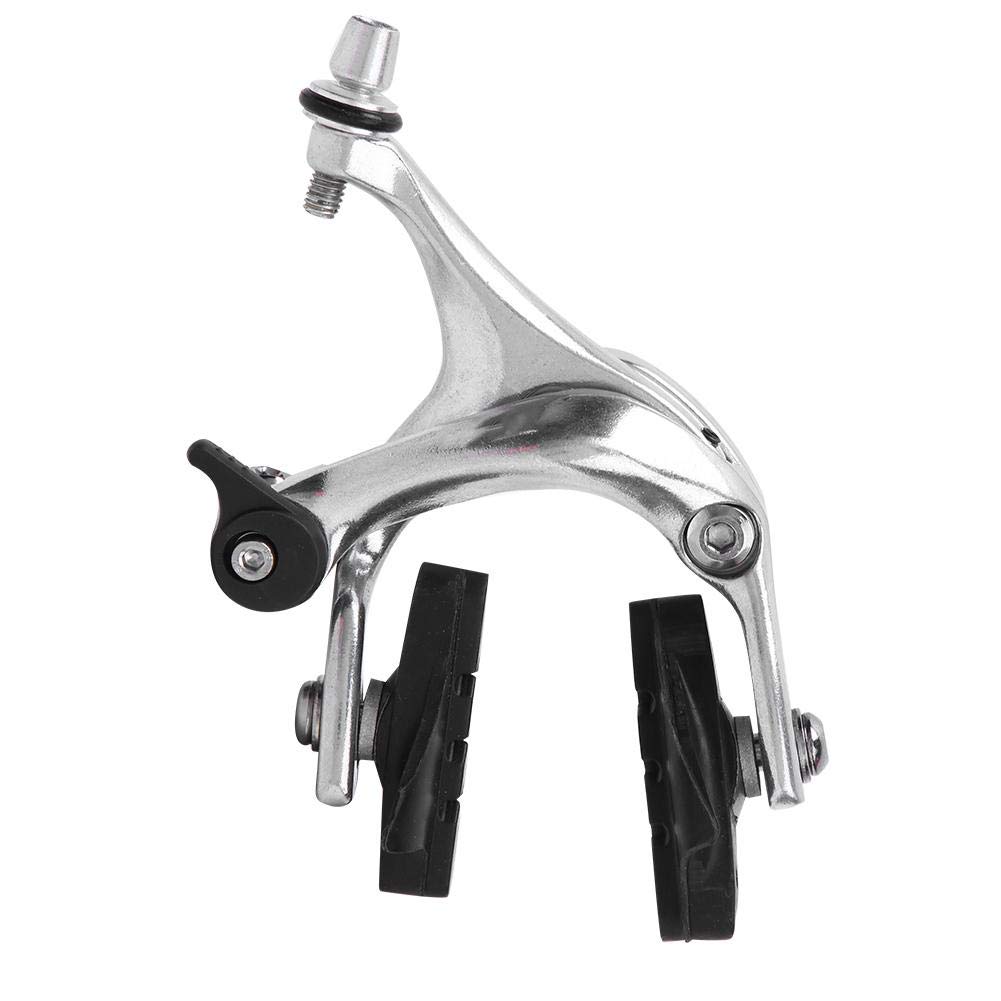 Universal Metal C Caliper Brake, for Road Bikes, with Silver Rear Design, Road Bicycle Brake, for Cycling Enthusiasts and Spare Parts Replacement