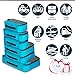 ZOMAKE 6 Set Packing Cubes for Travel - Lightweight Luggage Packing Organizer Travel Accessories
