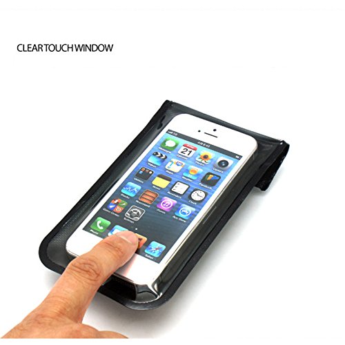 BM WORKS Slim3 R Water Resistant Smartphone Bike Mount Medium Size - Bicycle Phone Case Holder for iPhone 6, 5S, 5C, 5, 4S, 4, Samsung Galaxy S5, S4, Nexus 5, 4, HTC One Mini, Desire 320, Desire 510, Sensation XL, Incredible S, Motorola Droid Ultra, Droid - Thumbnail 3