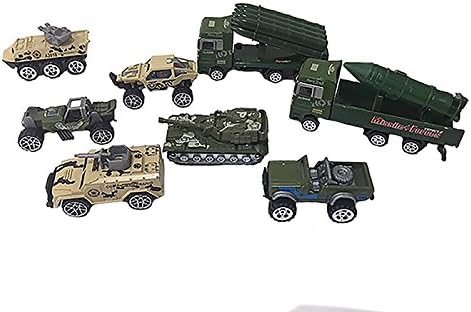 Angel Impex Kid's Toy Military City Hero Die Cast Car Scale 1:72 Series (Multicolour)