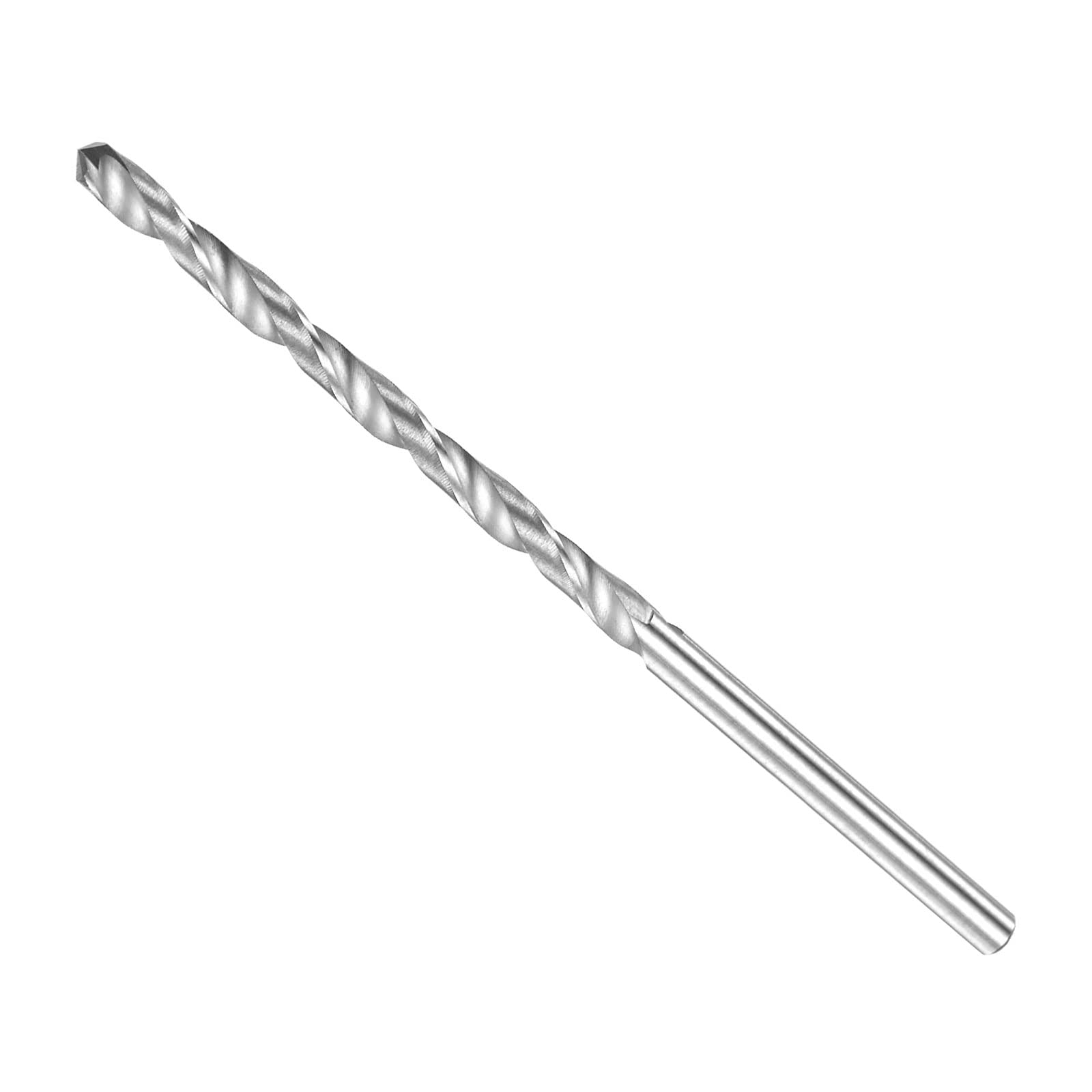 CoCud Solid Carbide Drill Bits, 2.5mm Diameter, K35 Tungsten Carbide Straight Shank Twist Drill Bits - (Applications: for Stainless Steel Alloy), 1-Piece