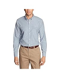 Eddie Bauer - Camiseta de manga larga para hombre, sin arrugas, estilo Oxford, talla S