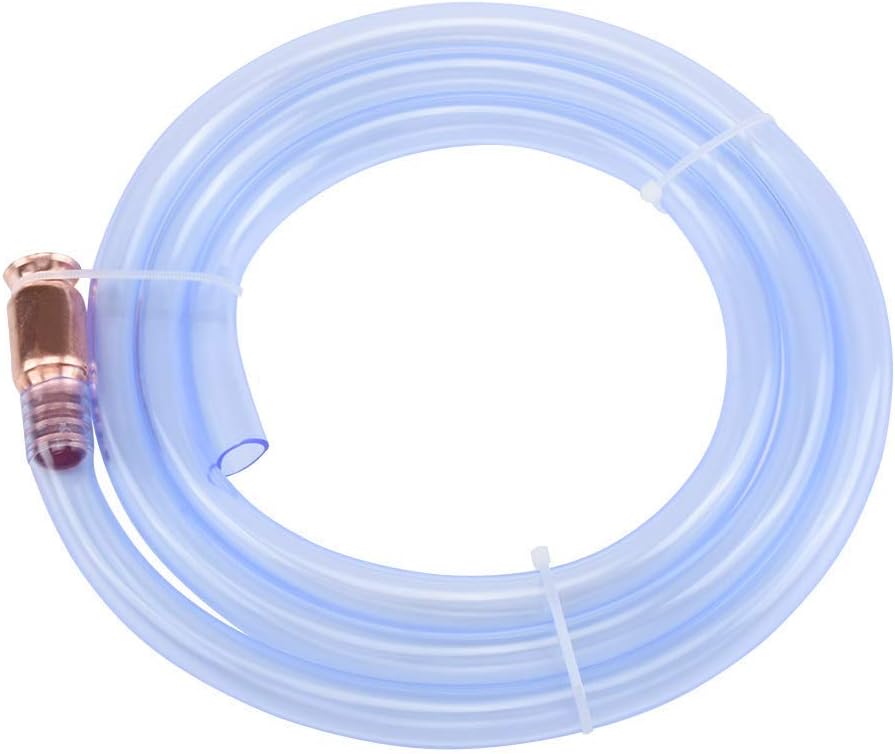 BBjinronjy U/A Siphon Pump For Gasoline, Portable Siphon Hose With 2 Durable PVC Hoses, Ideal For Lawn Mower, Manual Operation