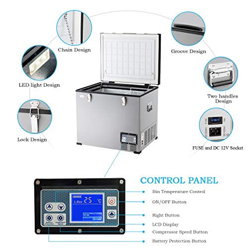 5 COSTWAY+63+Quart+Compressor+Portable+Vegetable